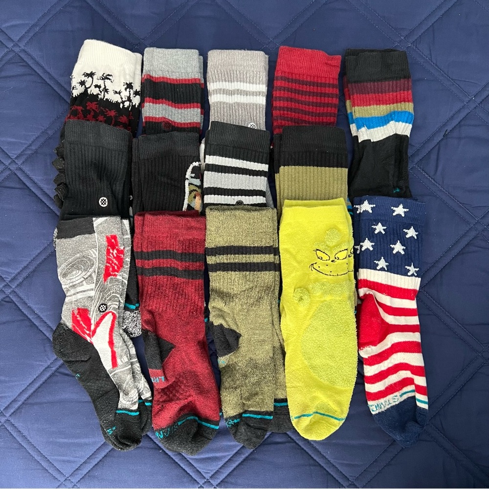 Stance Boys Socks -Lot of 14 Pairs